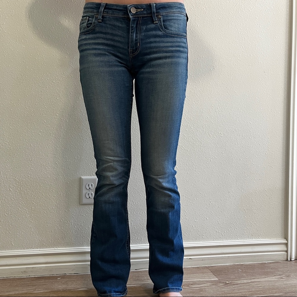 Buckle Black Bootcut Jeans